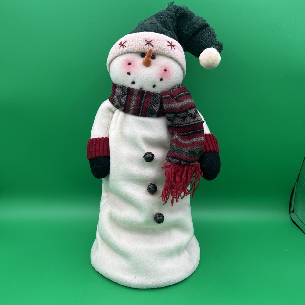 Snowman‎ Vintage Style 14" Snow People Christmas Holiday Decoration Figures